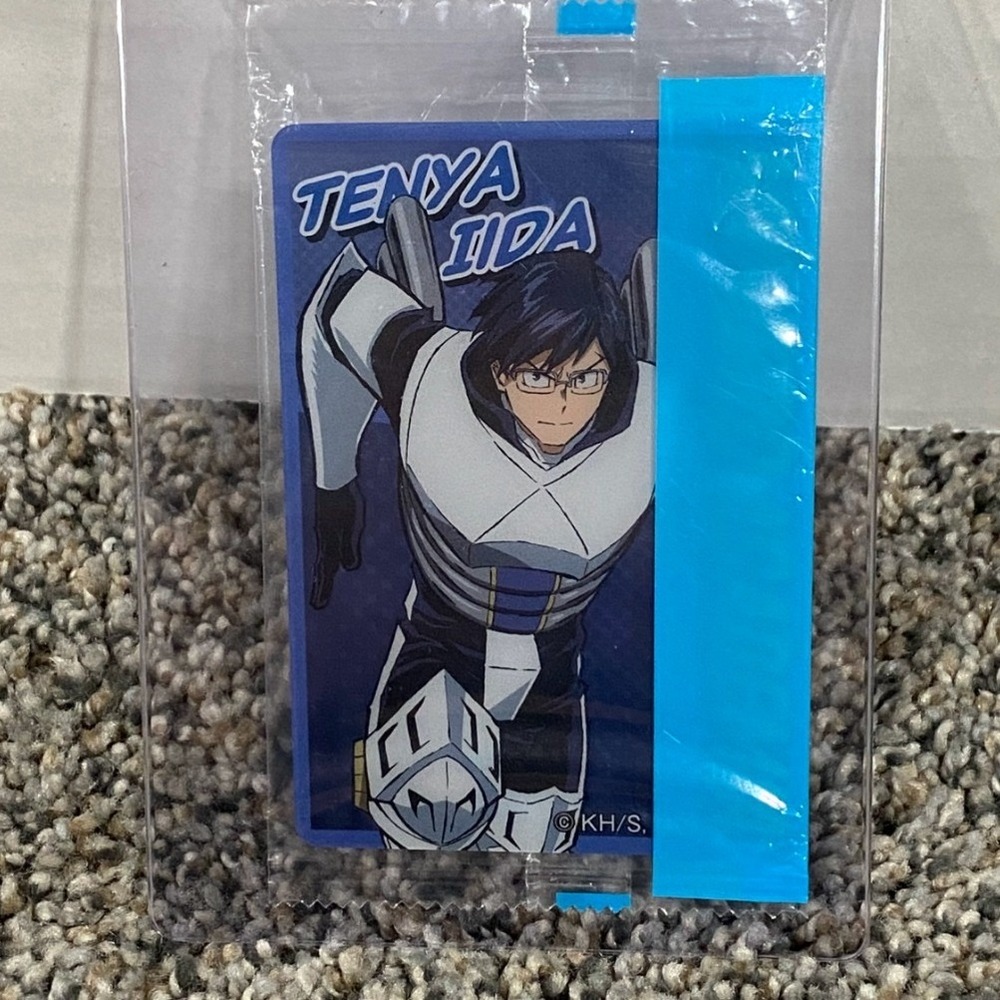 My Hero Academia Collectible Clear Card Tenya Iida 01-17 Blue White Japanese